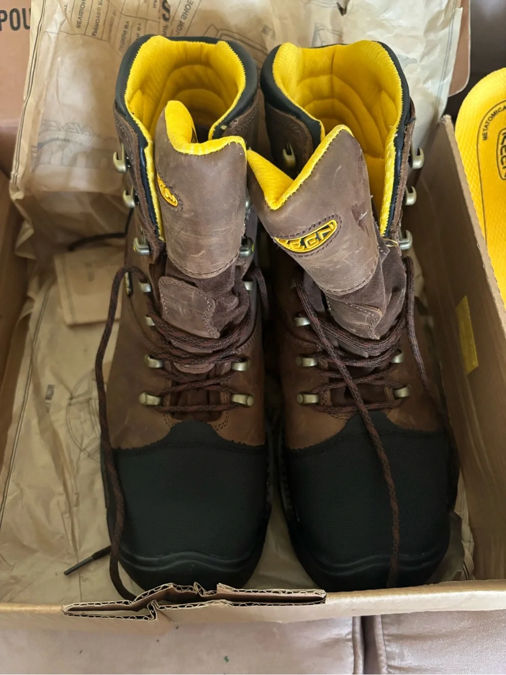 New Keen Milwaukee WP Steel Toe Boots(13)